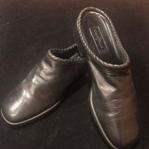 Cole Haan black leather mules size 10